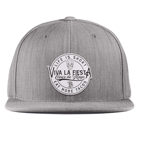Branded Fiesta Essential Flat Snapback Heather Gray