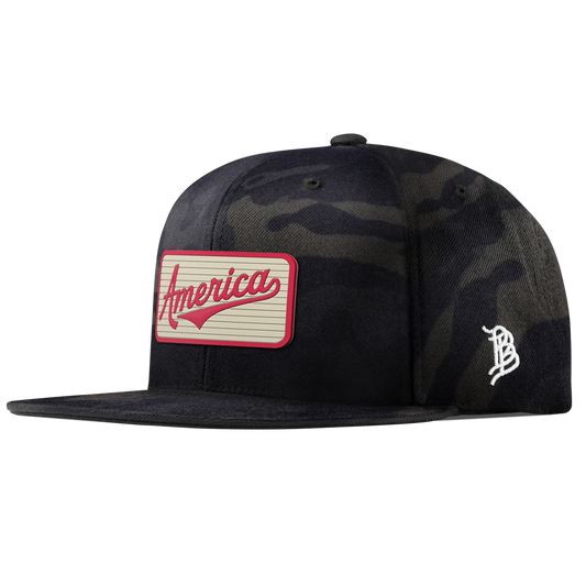 America Badge Essential Flat Snapback