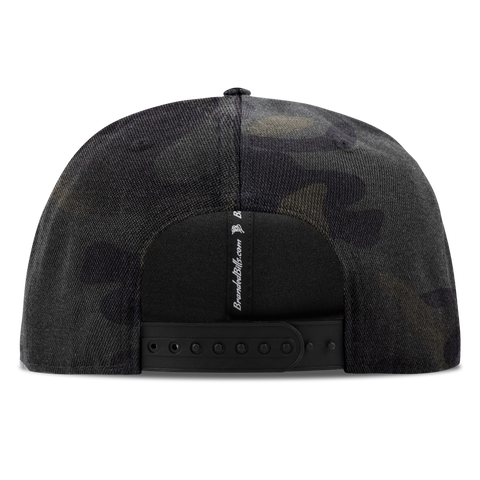 Coach Classic Snapback (Black Script) Back Multicam