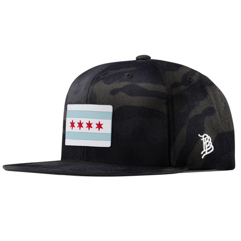 Chicago Flag Classic Snapback Multicam