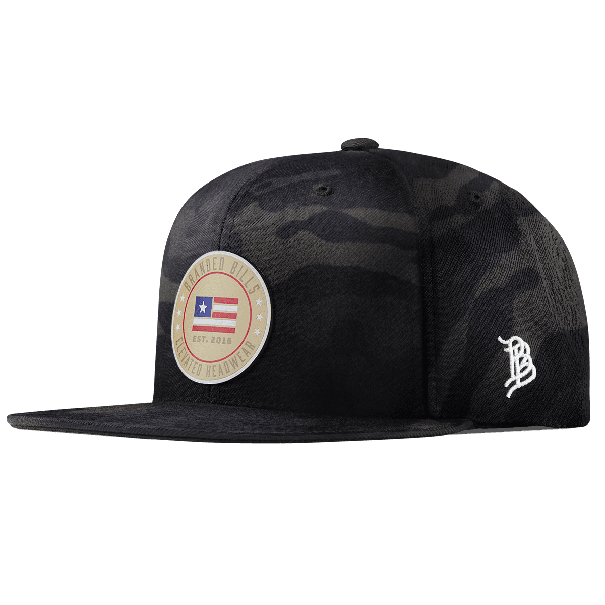 Elevated American Tan Classic Snapback Multicam 