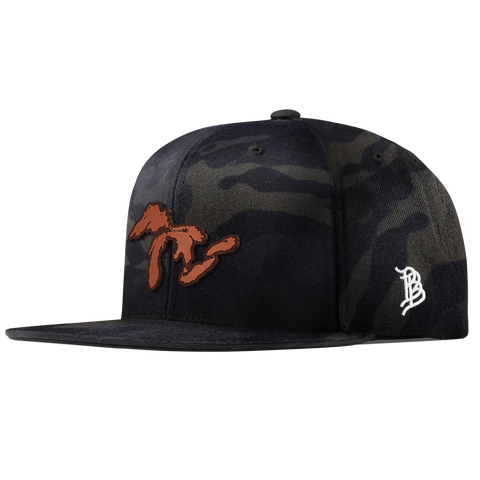 The Great Lakes Classic Snapback Multicam