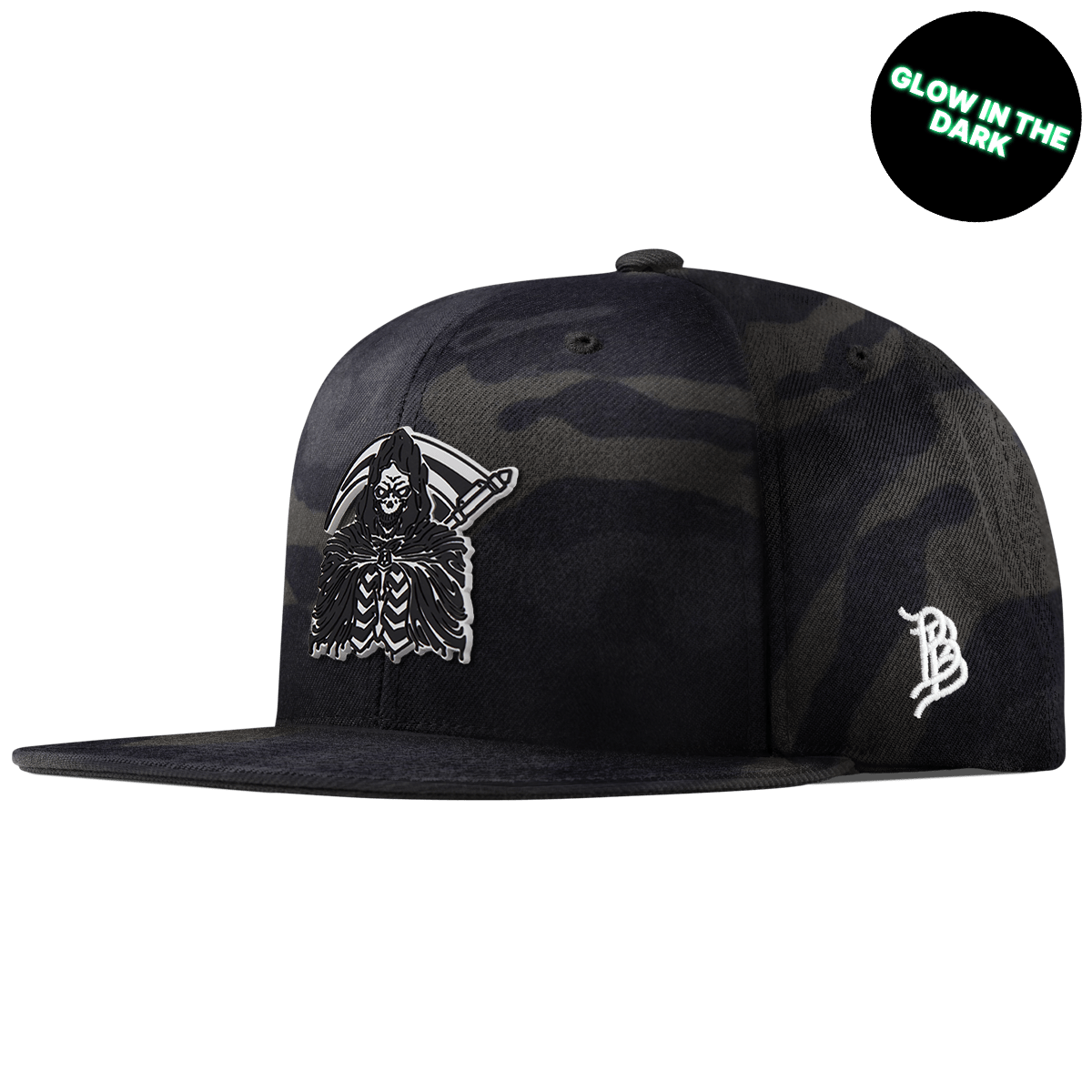 Grim Reaper Glow Classic Snapback Multicam