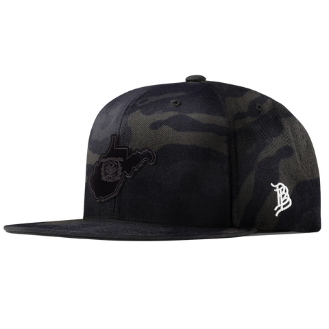 West Virginia 35 Midnight Classic Snapback Multicam