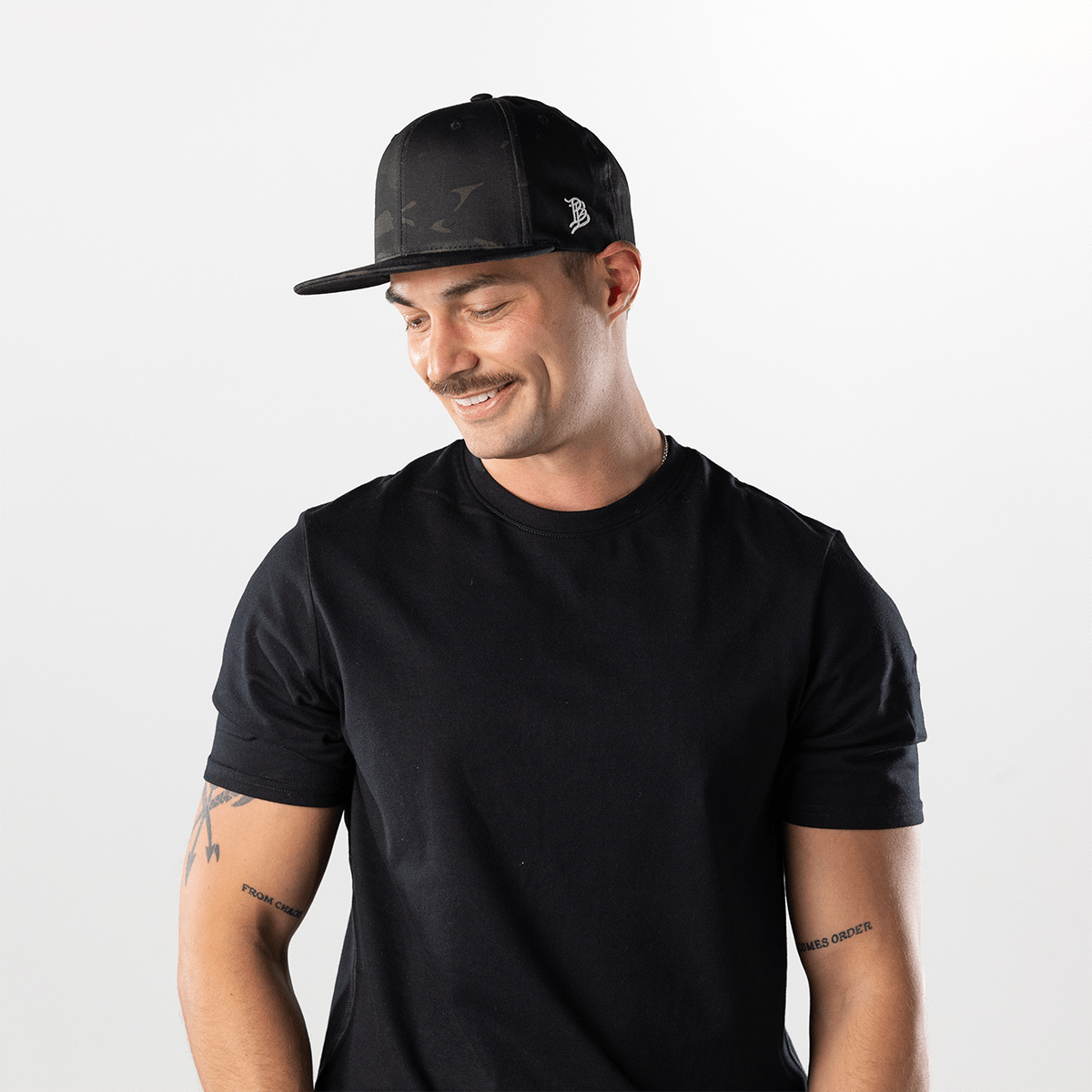 Bare Essential Flat Snapback Multicam