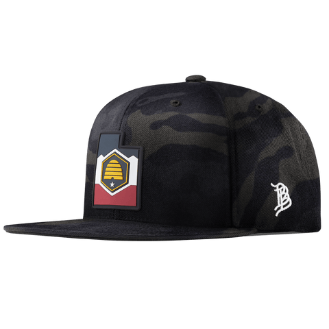 Utah 45 PVC Classic Snapback Multicam