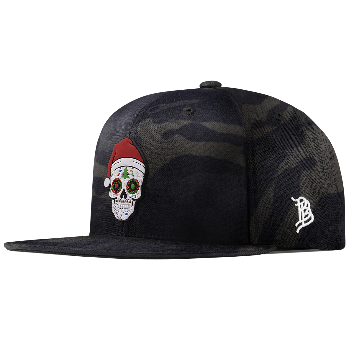Santa Skull PVC Classic Snapback Multicam