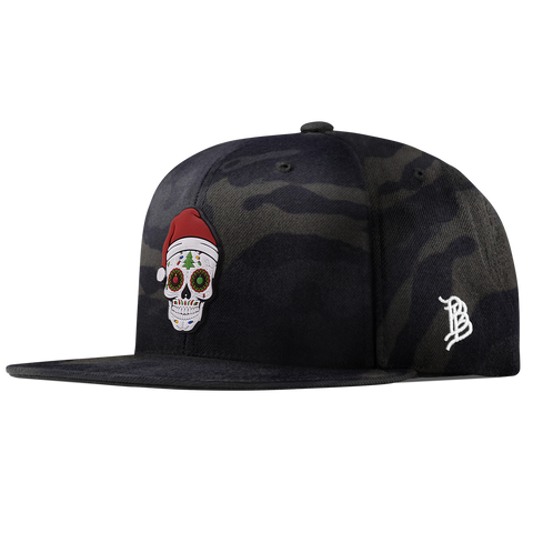 Santa Skull PVC Classic Snapback Multicam