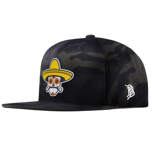 Sombrero Skull PVC Essential Flat Snapback Multicam