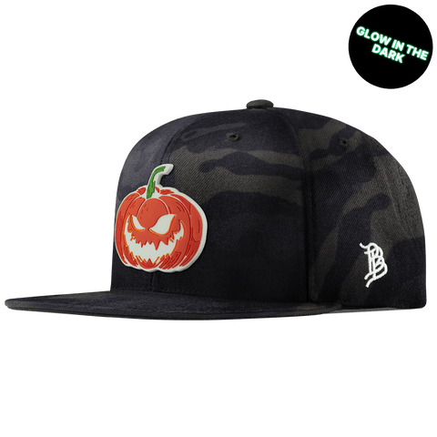 Jack-O-Lantern Glow Classic Snapback Mutlicam