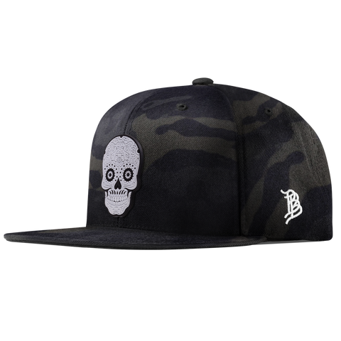 Sugar Skull PVC Classic Snapback Multicam