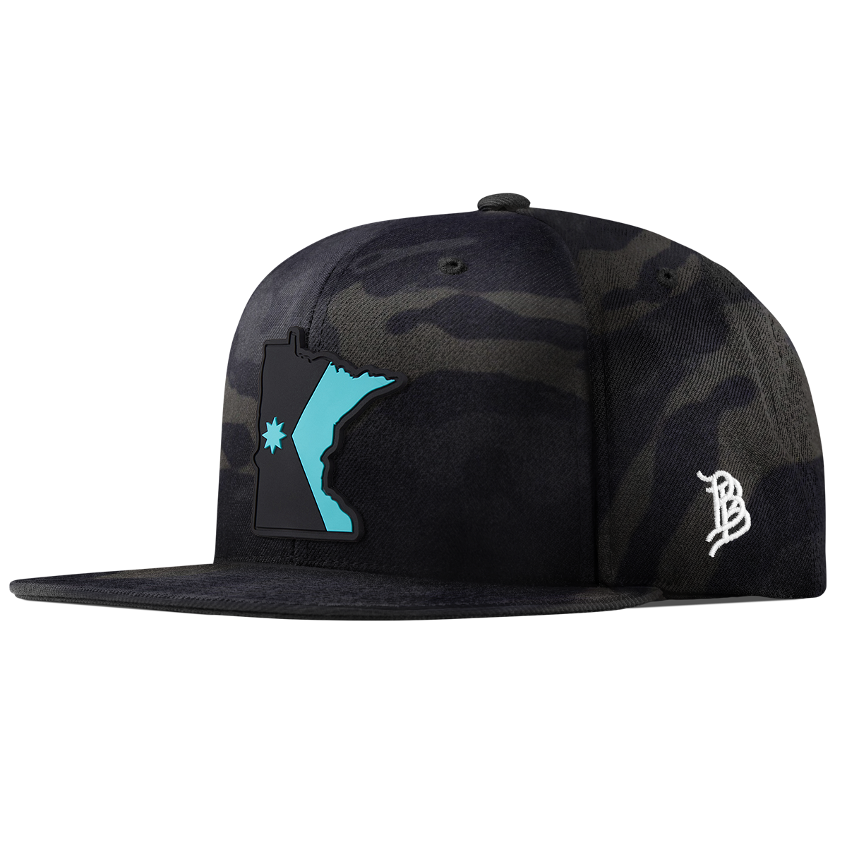 Minnesota Turquoise Classic Snapback Multicam   