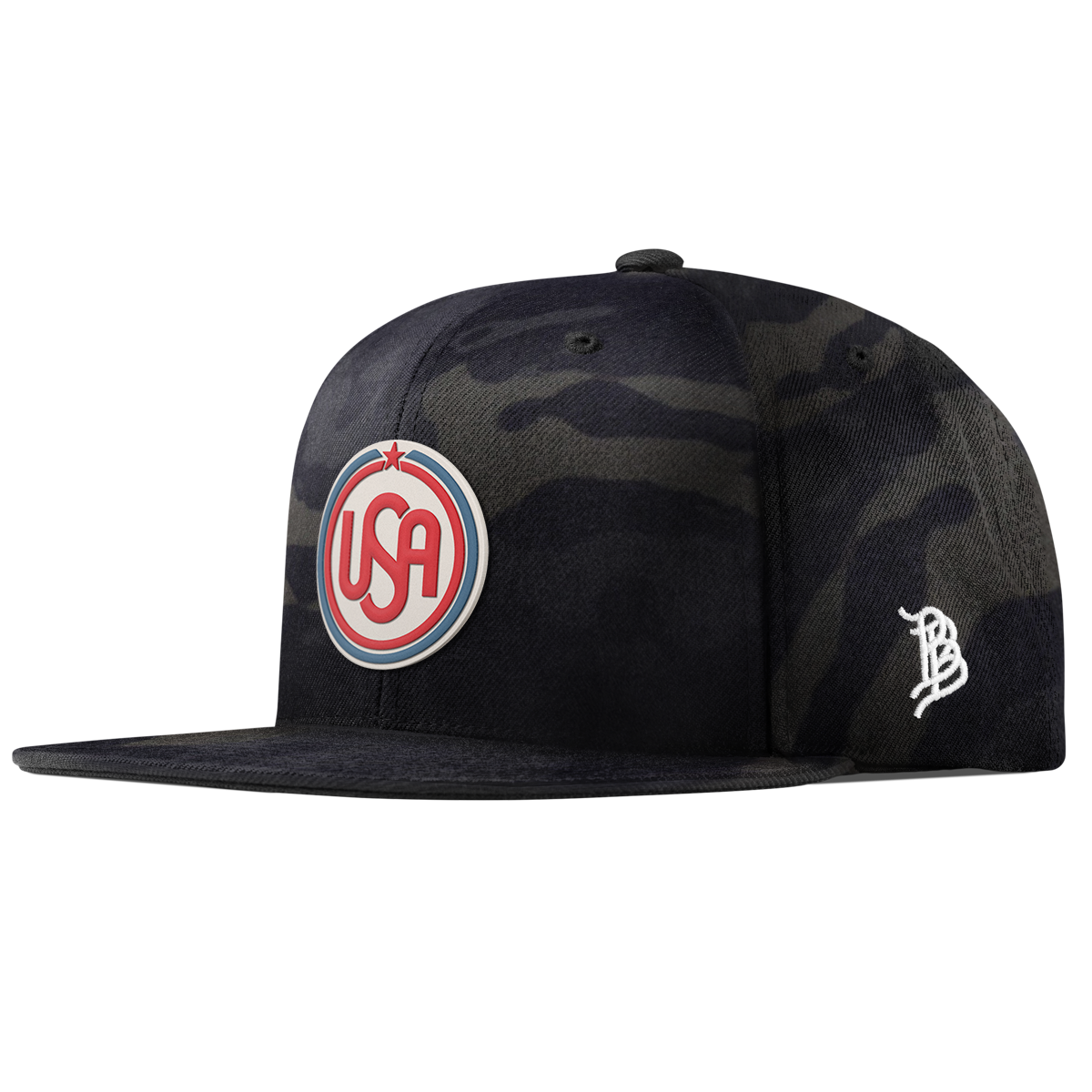 USA Icon Essential Flat Snapback
