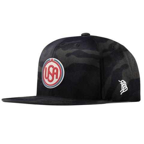 USA Icon Essential Flat Snapback