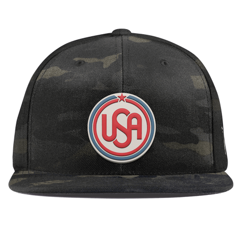 USA Icon Essential Flat Snapback