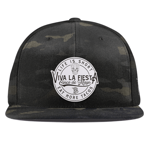 Branded Fiesta Essential Flat Snapback Multicam
