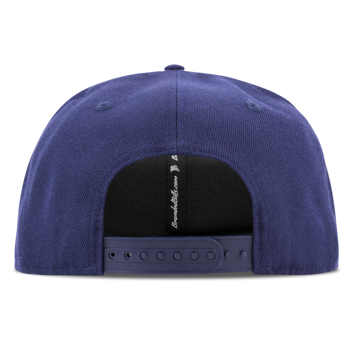 BB Baseball Cutout PVC Classic Snapback Back Navy