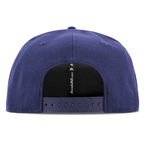 Sleep When You're Dead Skull Classic Snapback Back Navy