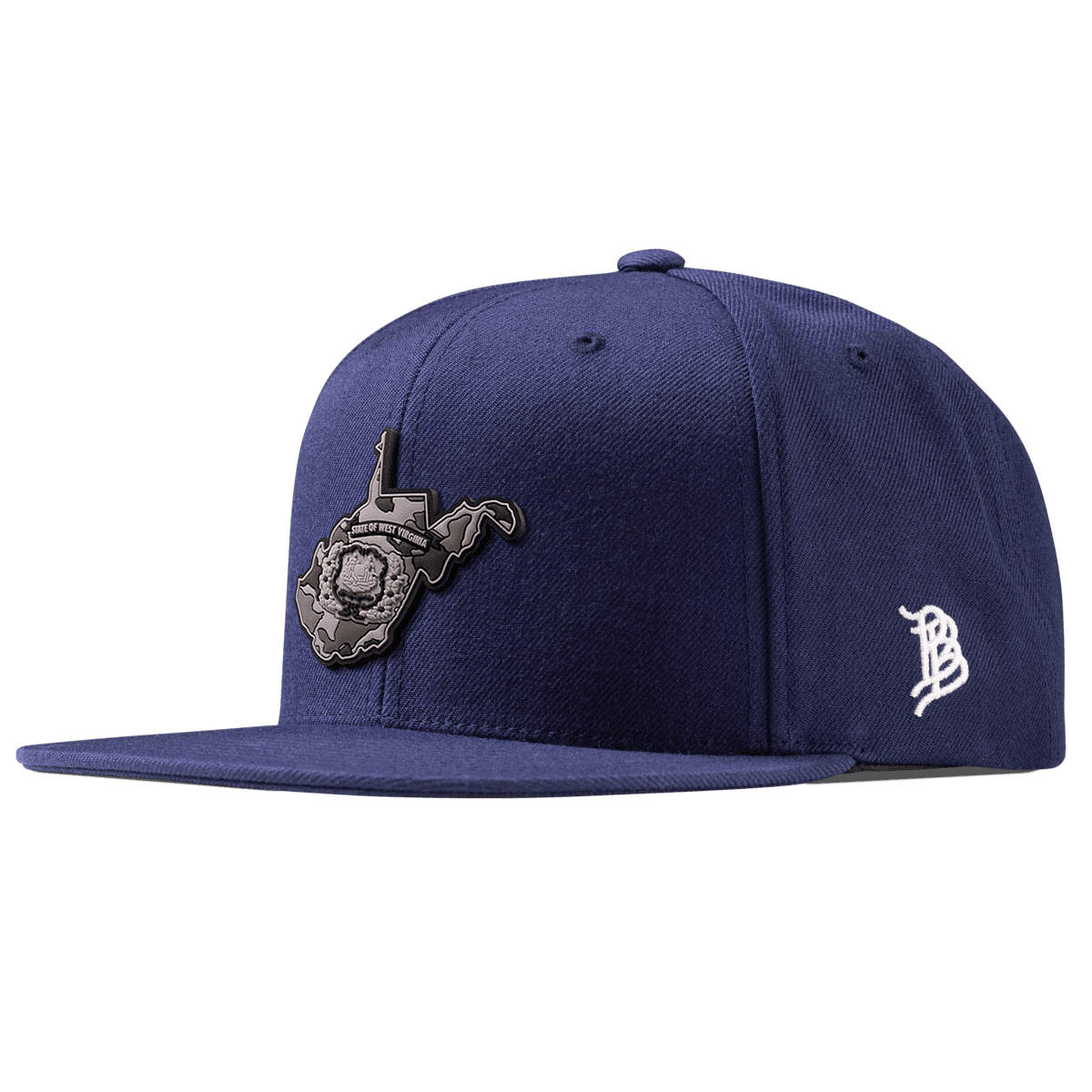 West Virginia Camo Classic Snapback Navy