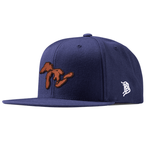 The Great Lakes Classic Snapback Navy