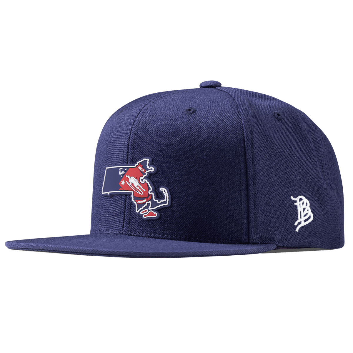 Massachusetts Patriot Series Classic Snapback Navy