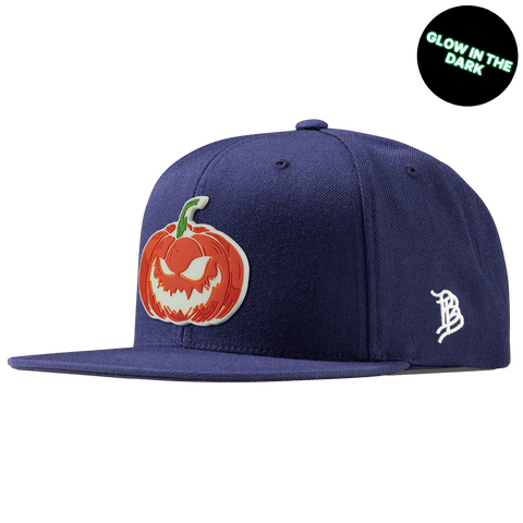 Jack-O-Lantern Glow Classic Snapback Navy