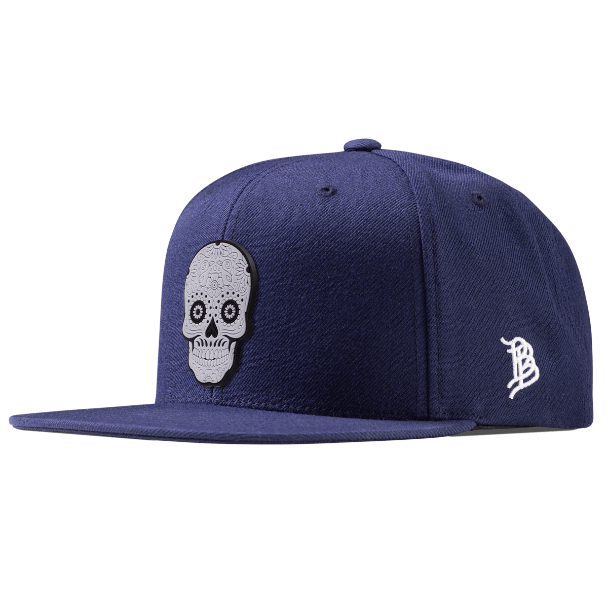 Sugar Skull PVC Classic Snapback Navy