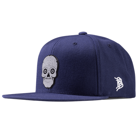 Sugar Skull PVC Classic Snapback Navy