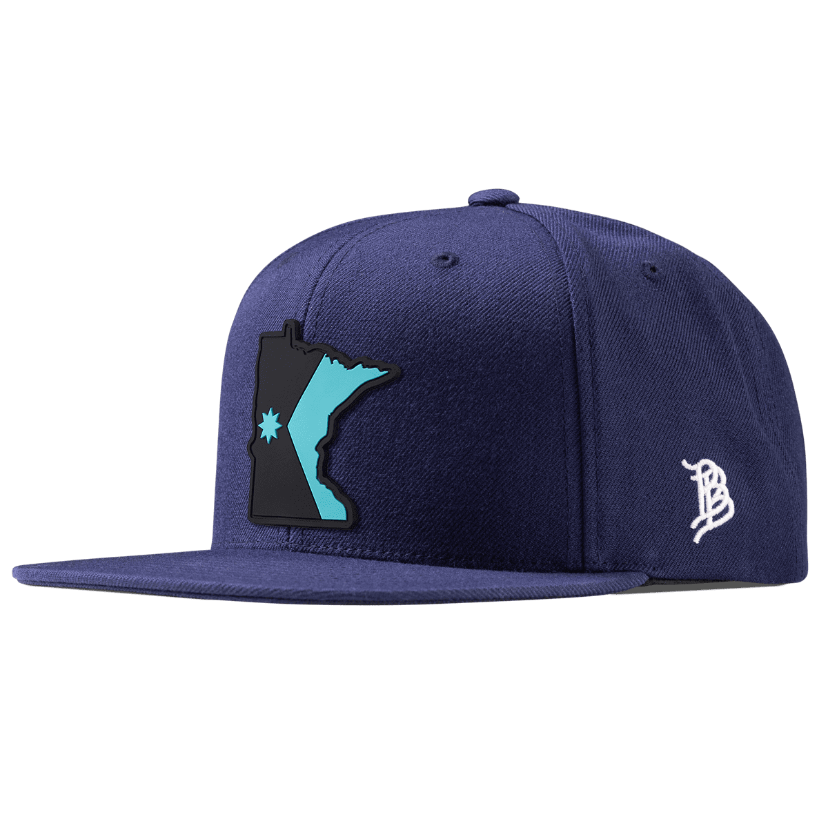 Minnesota Turquoise Classic Snapback Navy