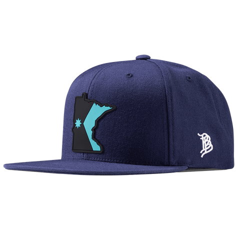 Minnesota Turquoise Classic Snapback Navy
