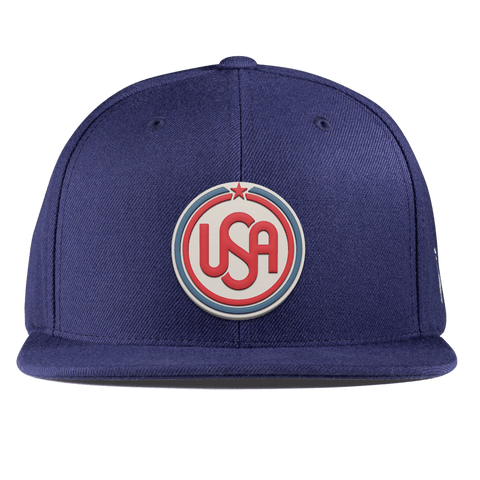 USA Icon Essential Flat Snapback