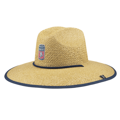 BB Brew Yacht Hat Straw/USA Camo