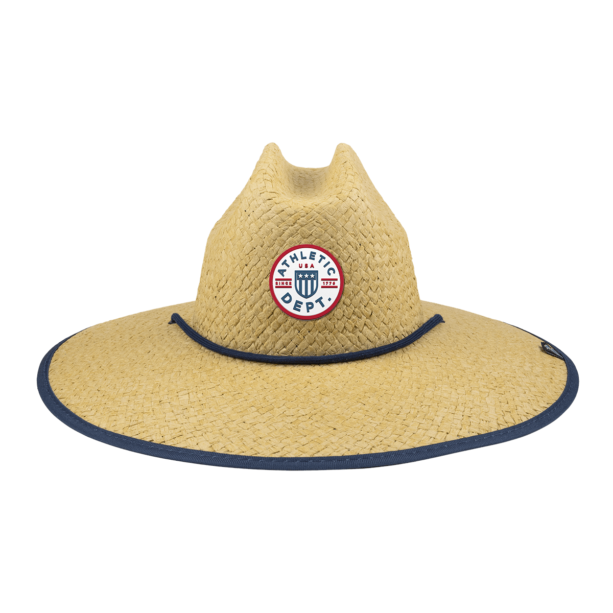 Liberty Letterman Yacht Hat Straw/USA Camo