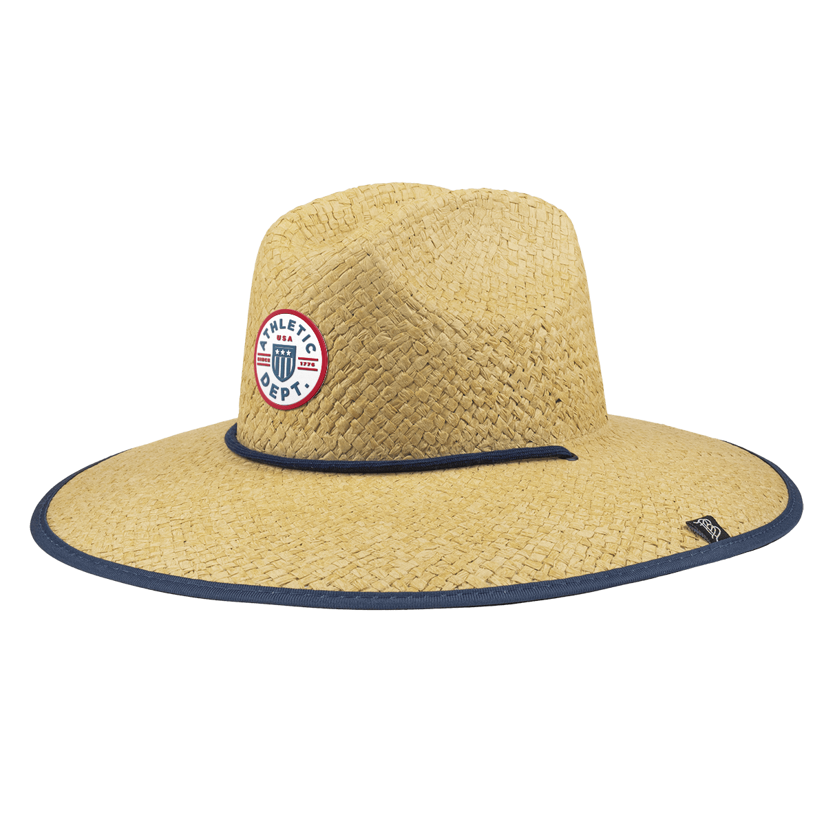 Liberty Letterman Yacht Hat Straw/USA Camo
