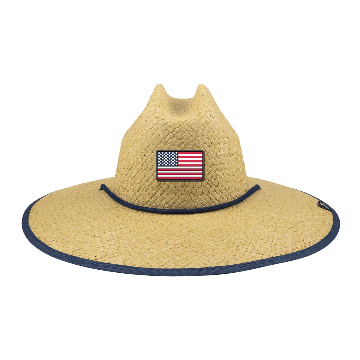 Mini Old Glory Yacht Hat Straw/USA Camo