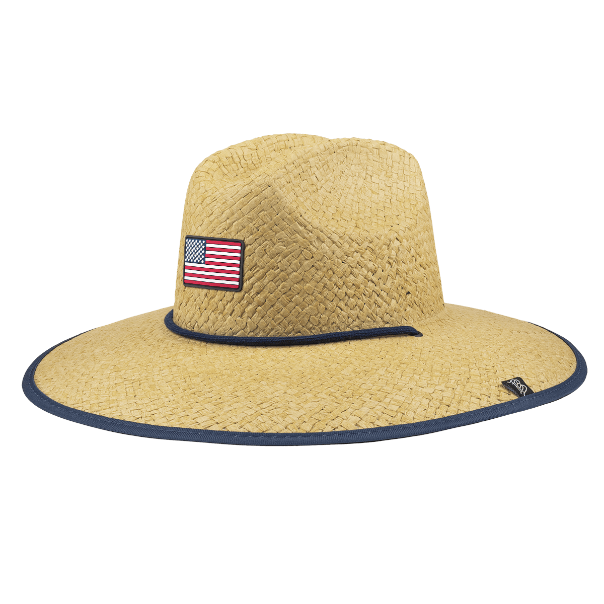 Mini Old Glory Yacht Hat Straw/USA Camo