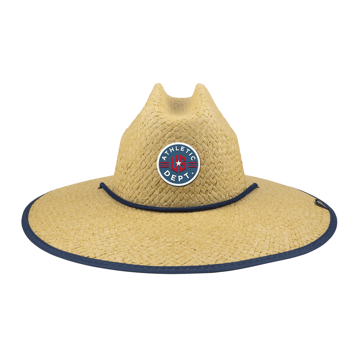 US Athletic Yacht Hat Straw/USA Camo