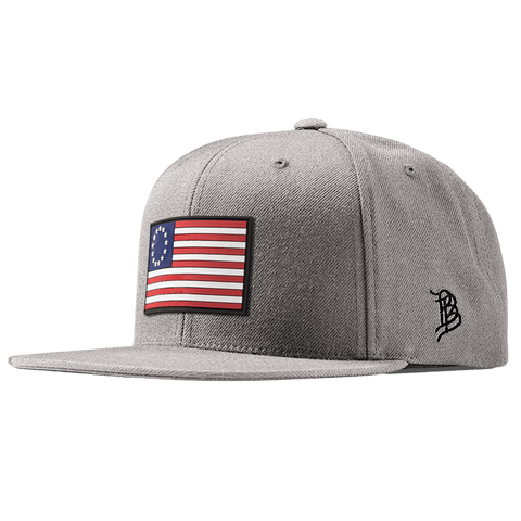 1776 PVC Classic Snapback Heather Gray