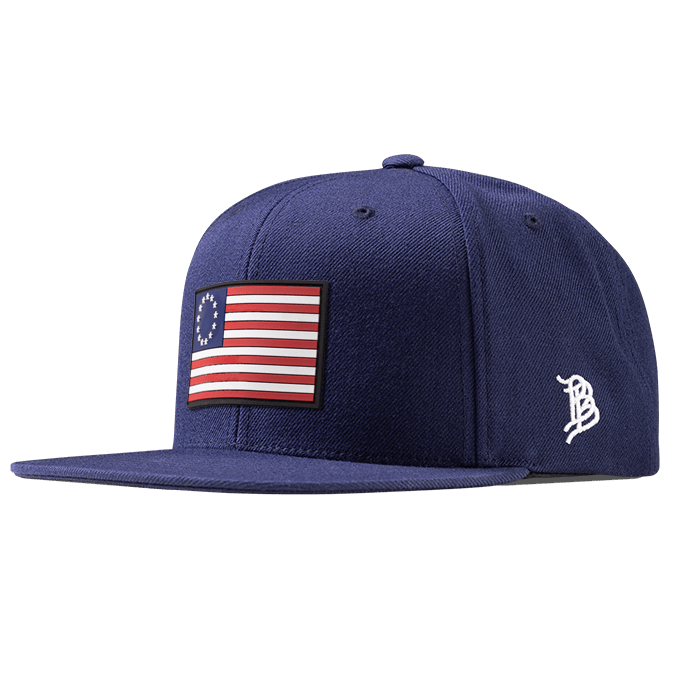 1776 PVC Classic Snapback Navy