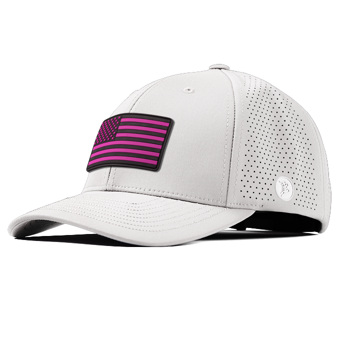 Old Glory Pink PVC Elite Curved White