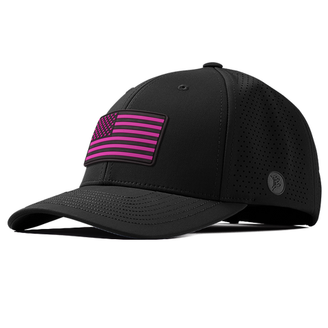 Old Glory Pink PVC Elite Curved Black