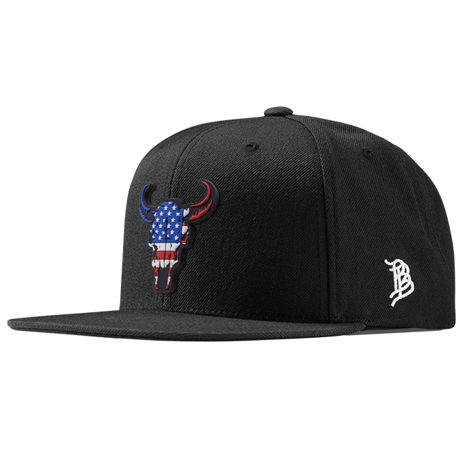 Oversized American Bison PVC Classic Snapback