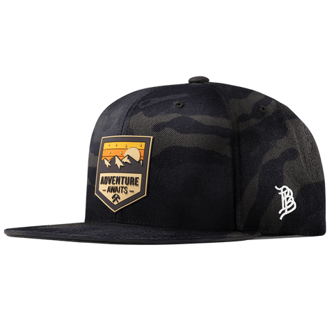 Adventure Awaits PVC Classic Snapback Multicam