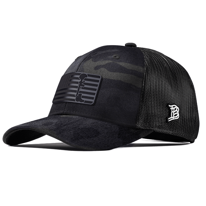 Midnight Memorial Curved Trucker Multicam