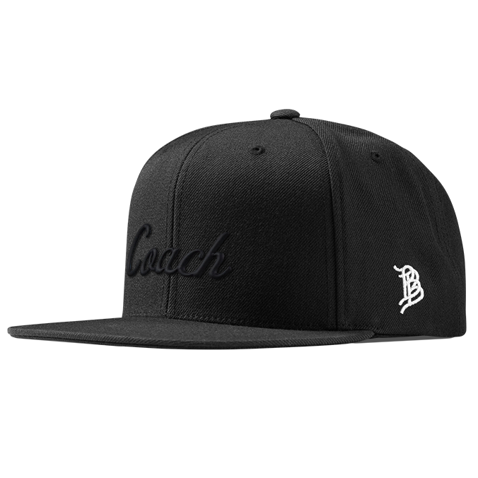 Coach Classic Snapback (Black Script) Black