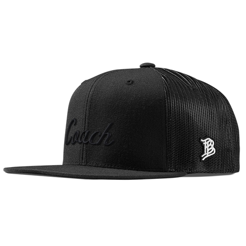 Coach Flat Trucker (Black Script) Black 