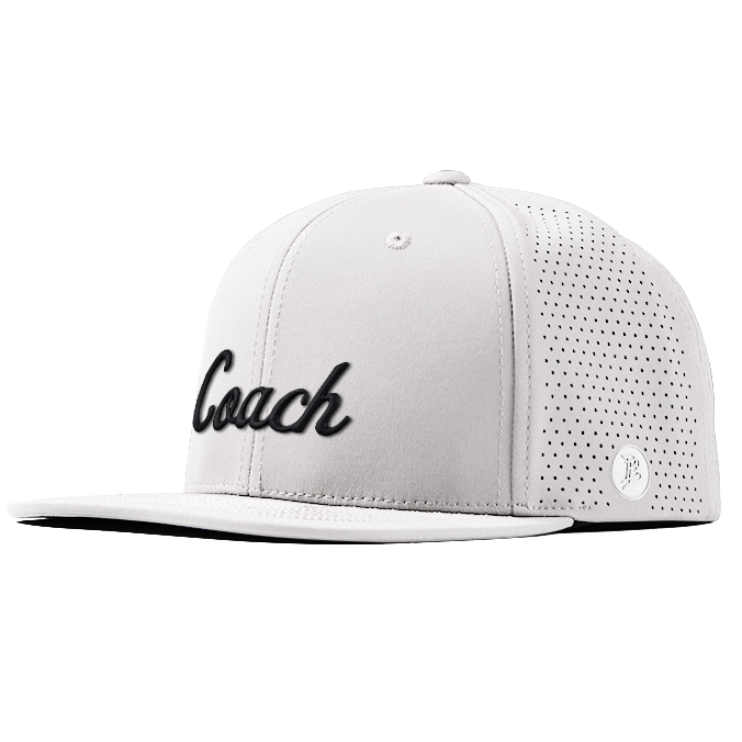 Coach Elite Classic (Black Script) White