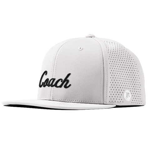 Coach Elite Classic (Black Script) White