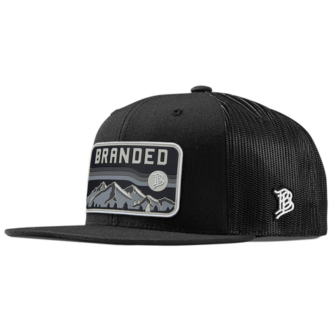 Midnight Horizon Flat Trucker Front Black