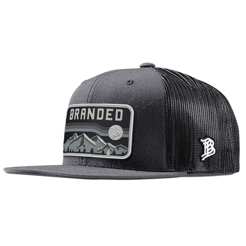 Midnight Horizon Flat Trucker Front Charcoal